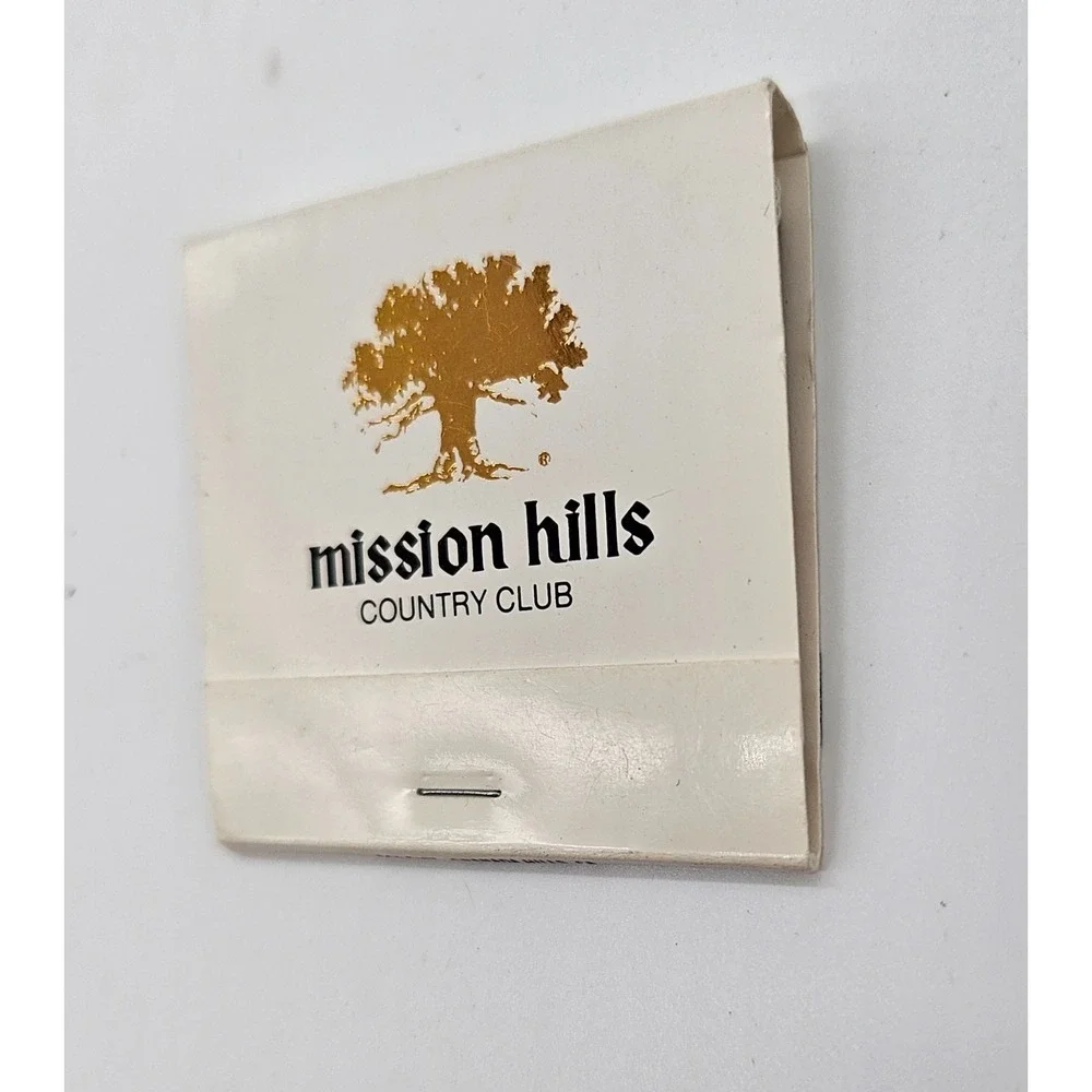 Mission Hills‎ Country Club Matchbook Rancho Mirage California Home of Nabisco